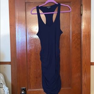 Express gathered dress